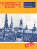 Recherches amérindiennes au Québec, v. XXIV, no 01-02, 1994